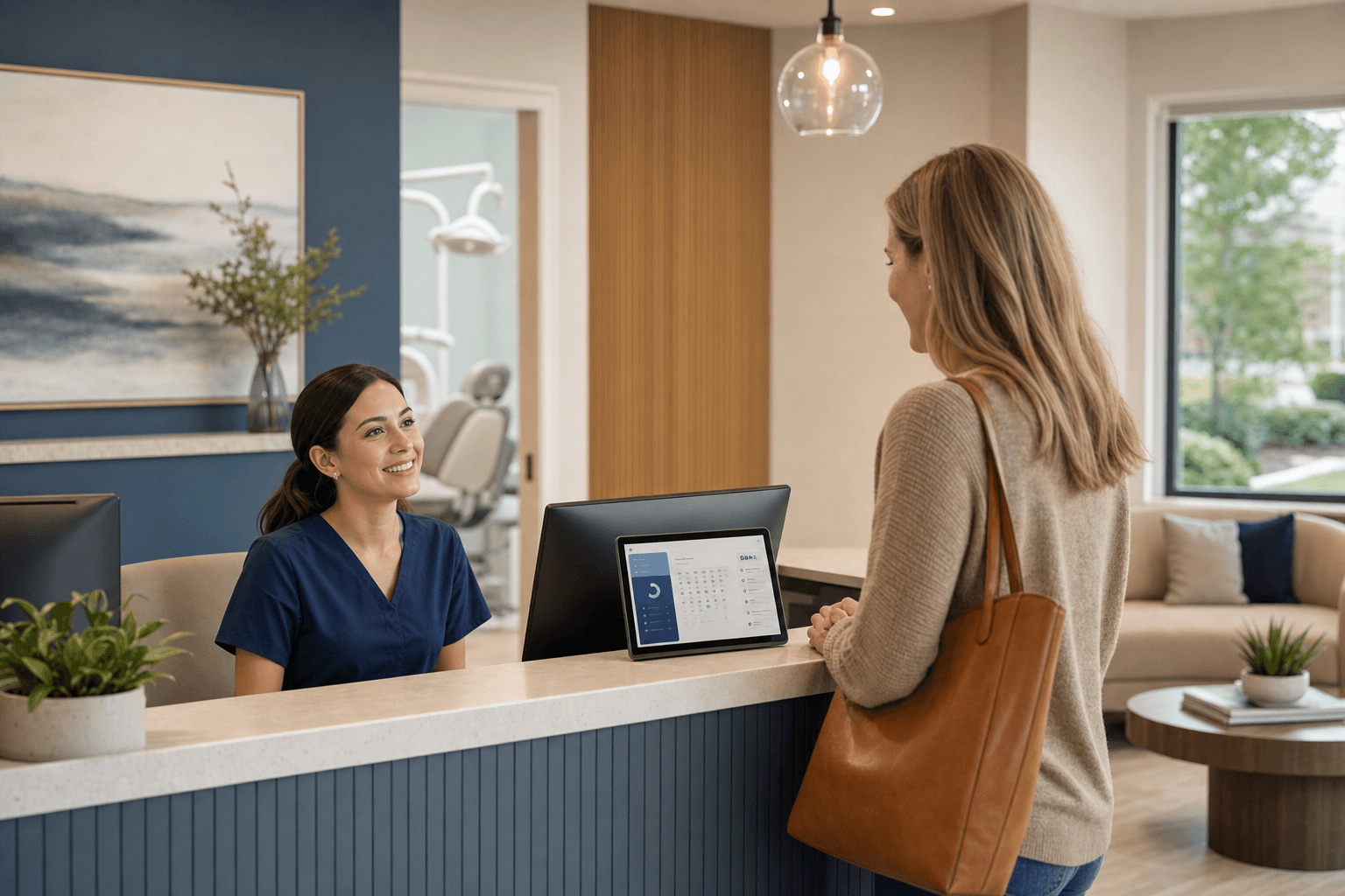 AI front desk for dental practices: intake, insurance, booking