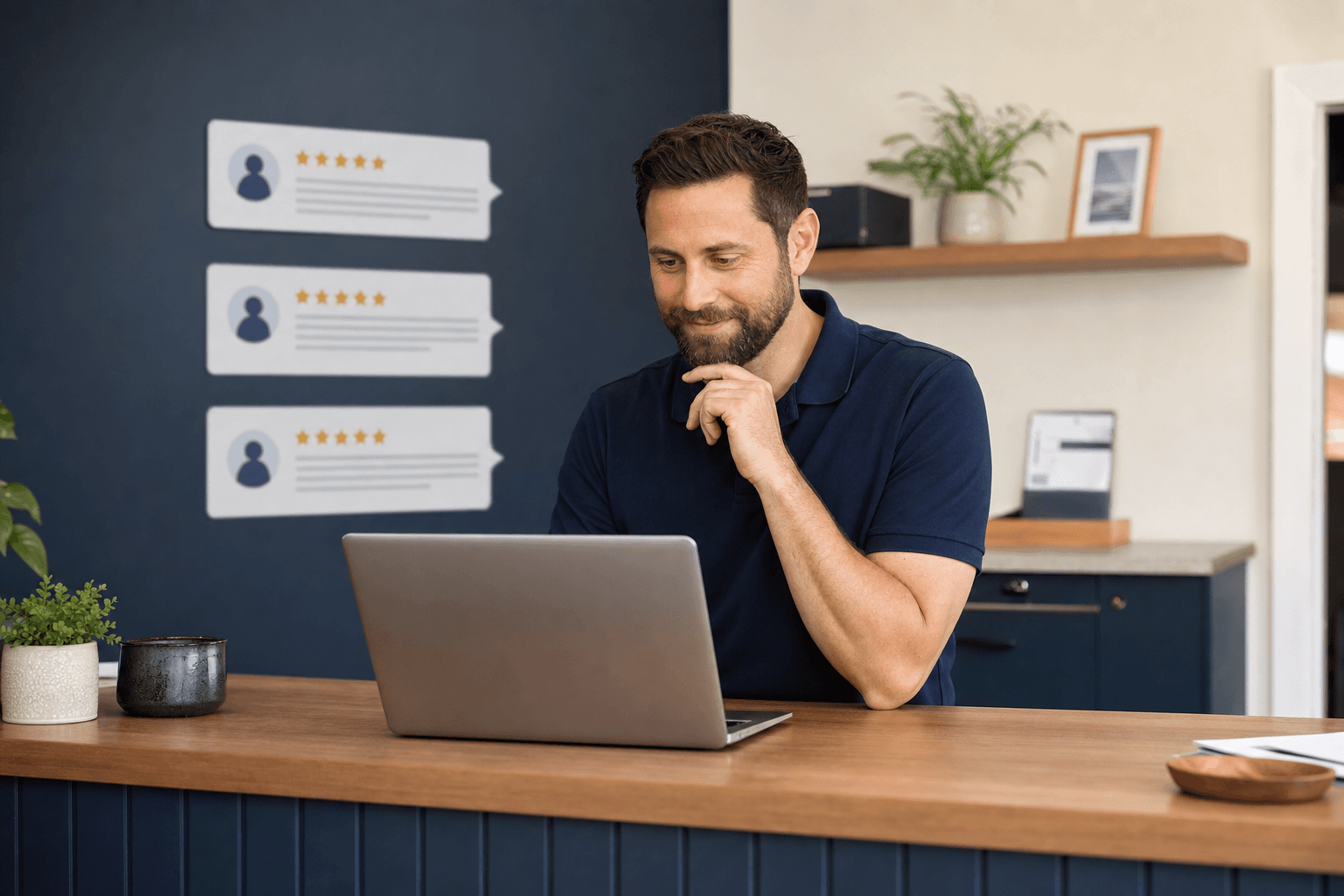 AI Google review generator for local service businesses